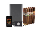 Gran Habano Toro Travel Case with 10 Cigars, Cutter  