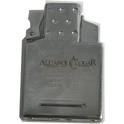 Lighter, Al Capone, Chrome, Zippo, Adjustable Flame Height 
