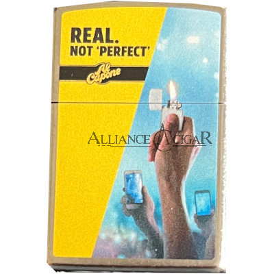 Lighter, Al Capone, Real Not Perfect, Zippo, Adjustable Flame Height 