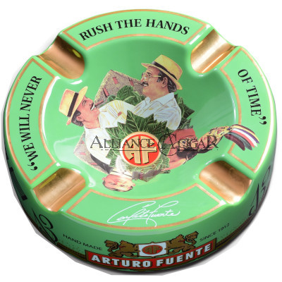 Ashtray, Arturo Fuente, Green, Ceramic 