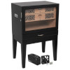 Balthazar II, End Table, Black Oak, 540-1024 cigars 