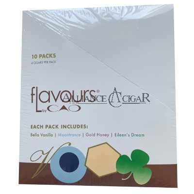 CAO Flavored Sampler II, Petite Corona, 4 x 40, 10 packs/4, 40 total cigars 