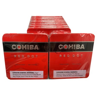 Cohiba Red Dot, Miniature 10 packs of 10 cigars 