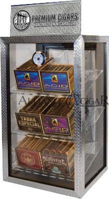 Humidor, Drew Estate Deluxe Diamond Plate 