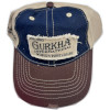 Gurkha, Baseball Cap, Blue and Brown 