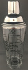 Hoya, Cocktail Shaker, Complete with Stainless Steel lid and Recipes