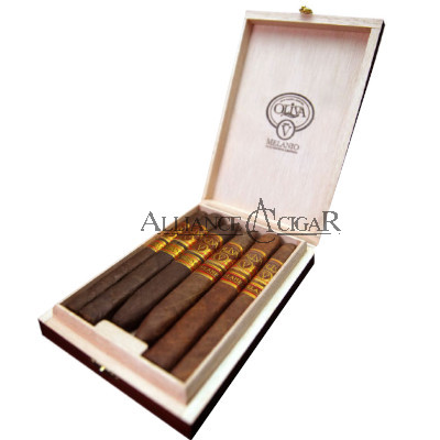 Oliva Serie V Melanio, Sampler,Contains 1 each of Natural and Maduro (Churchill, Figurado and Lancero), 6 cigars