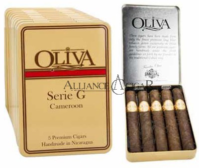 Oliva Serie G, Cigarillos 10 tins/5 each 