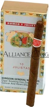 Romeo y Julieta, Julietas 6 tins/10 each 