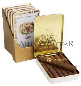 Romeo y Julieta, Romeo's 5 tins/6 each 