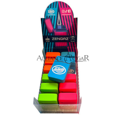 Lighter, Tatiana, Refillable, Display, Assorted Colors 
