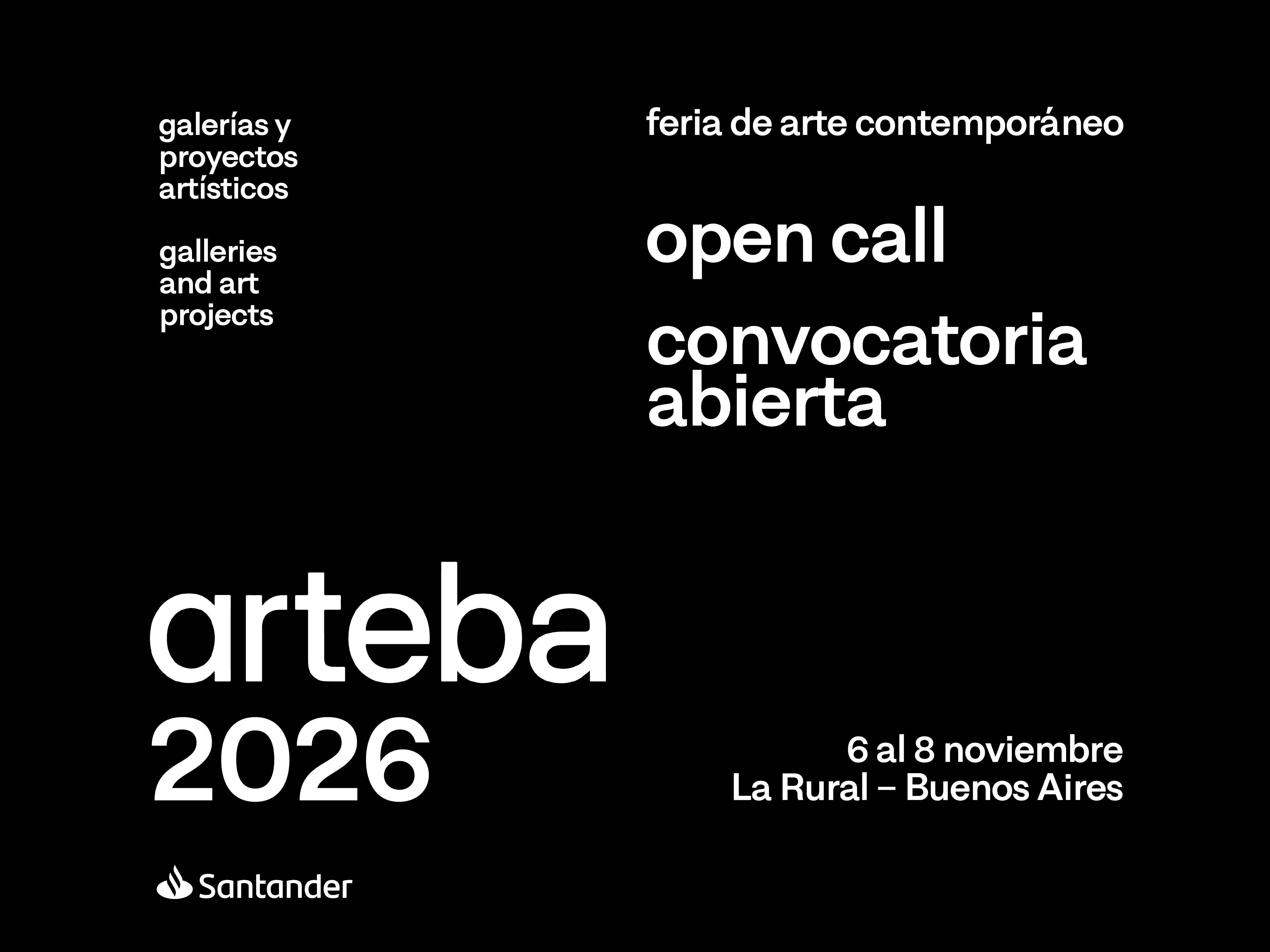 Convocatoria arteba 2026