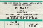 <a href='/fugazi_live_series/birmingham-england-91890'>Ticket stub from Goldwyns, Birmingham, England 9/18/90 - Courtesty of Dave Callaghan</a>
