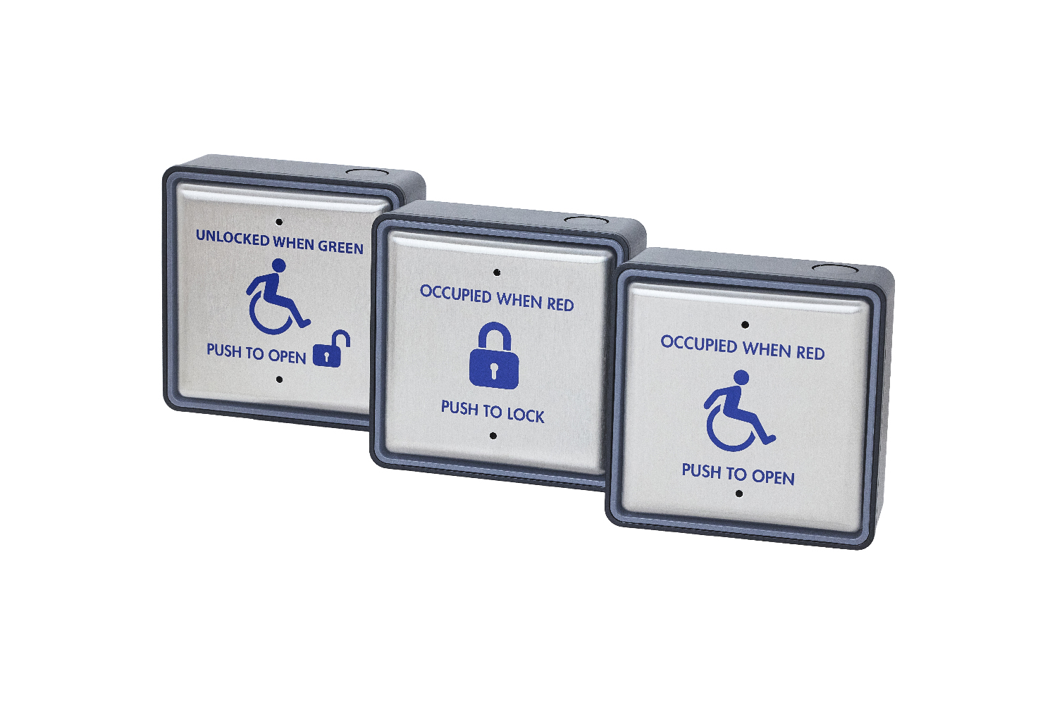 Washroom Kit Includes three buttons 