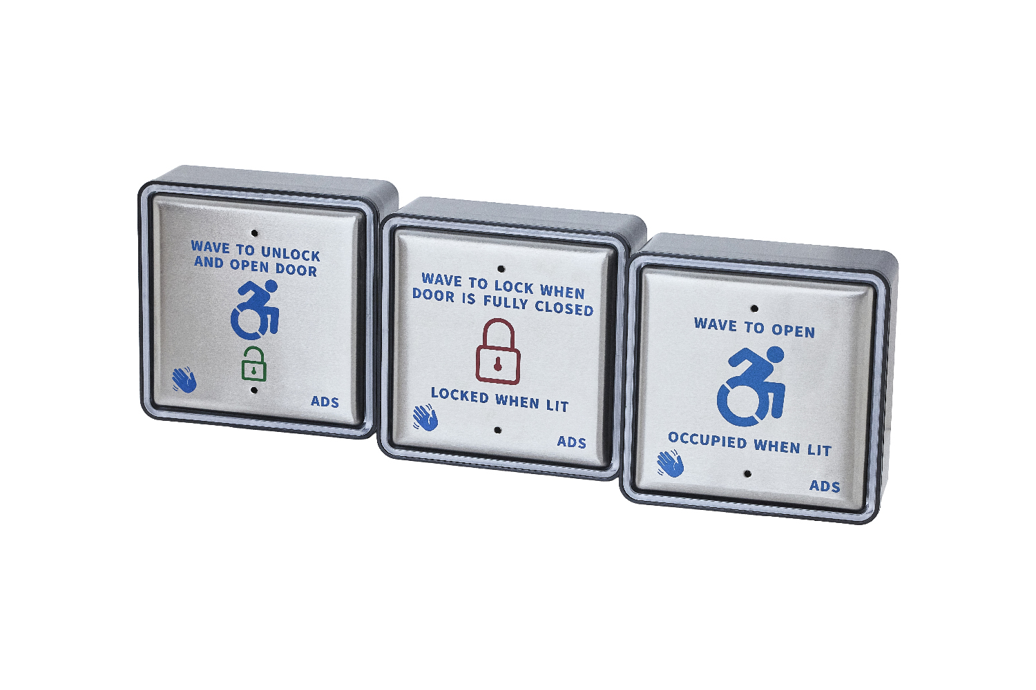 Wave Switch Washroom Kit Includes Three Wave Switches