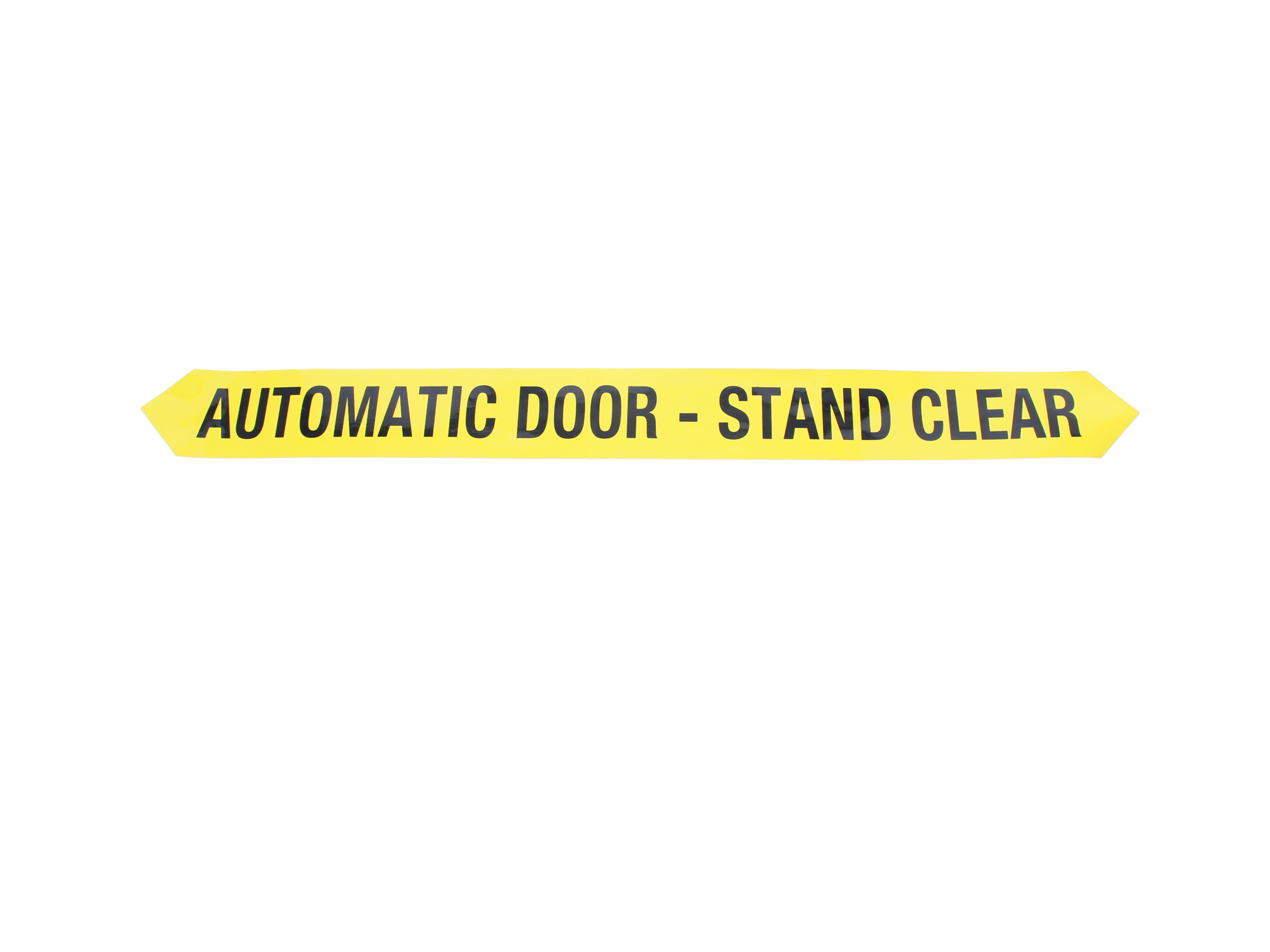 DECAL-STAND CLEAR/LONG YELLOW