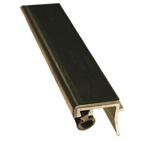 1/4inGLASS STOP FACE W/VINYL-CL