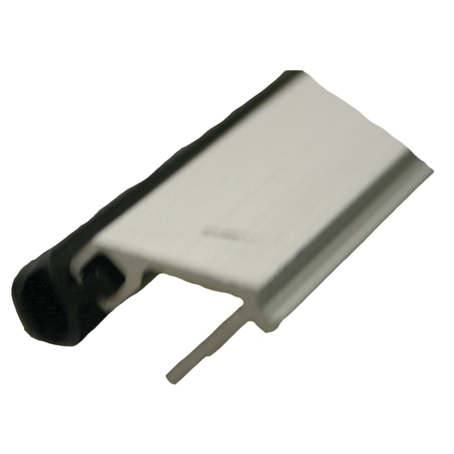 BVL GLASS STOP W/VINYL-CL