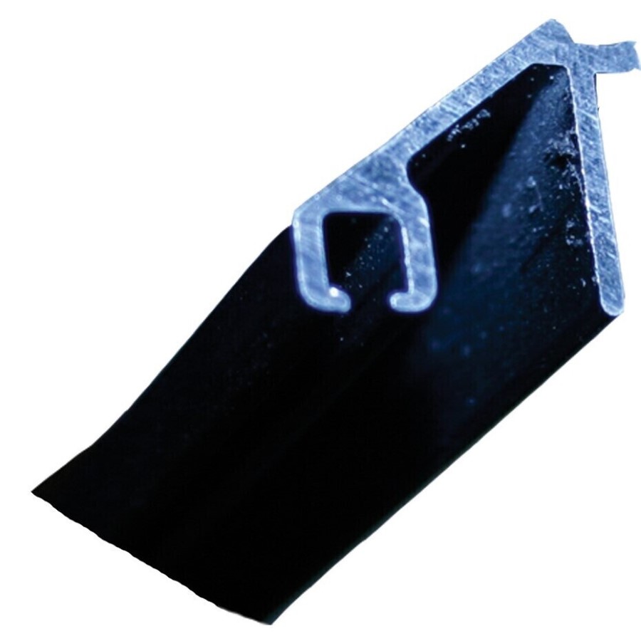 GLASS STOP BVLD W/VINYL BZ