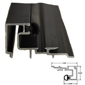 GLASSSTOP GUT W/VIN SQ-DB 1100 1/4in