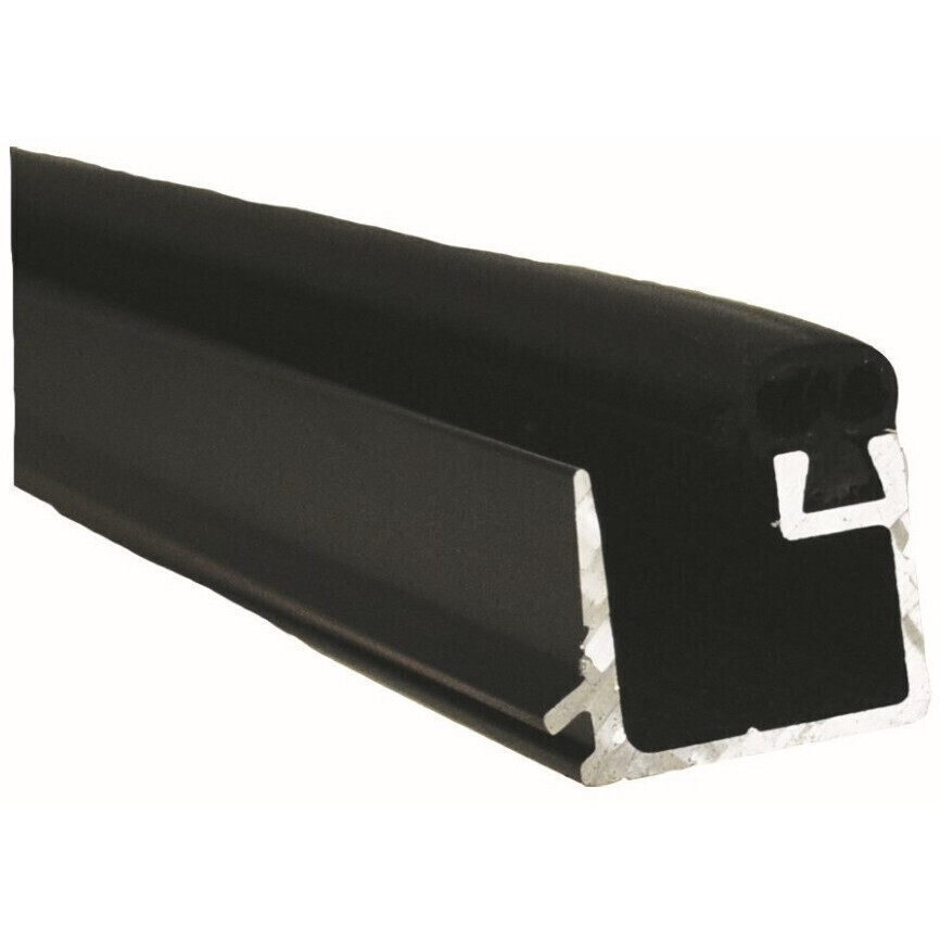 1/4in SQ GLASS STOP W/VINYL DB