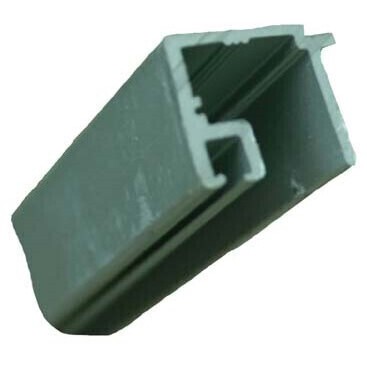 GLASS STOP W/VINYL 1/4in CL D/G