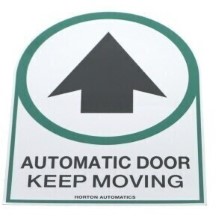 DECAL, 6in ARROW & DO NOT ENTER