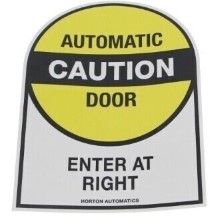 DECAL, ARROW/CAUTION ENTER@RT