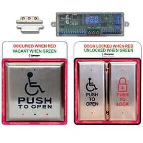 COMBO ILLUMINATED PUSH PLATE SYSTEM,SM