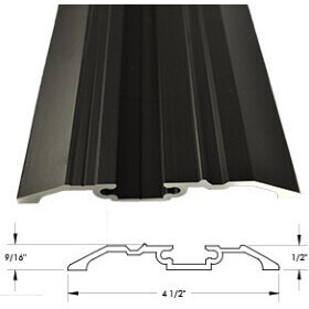 THRESHOLD 4 1/2 X 1/2in BZ