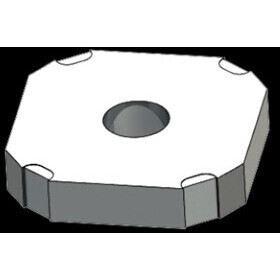 DISC, SATIN CHROME, 4 WING (RS6233-01F)