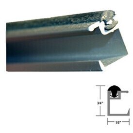 1/4 GLASSSTOP SNAPIN WITH VINYL - CL