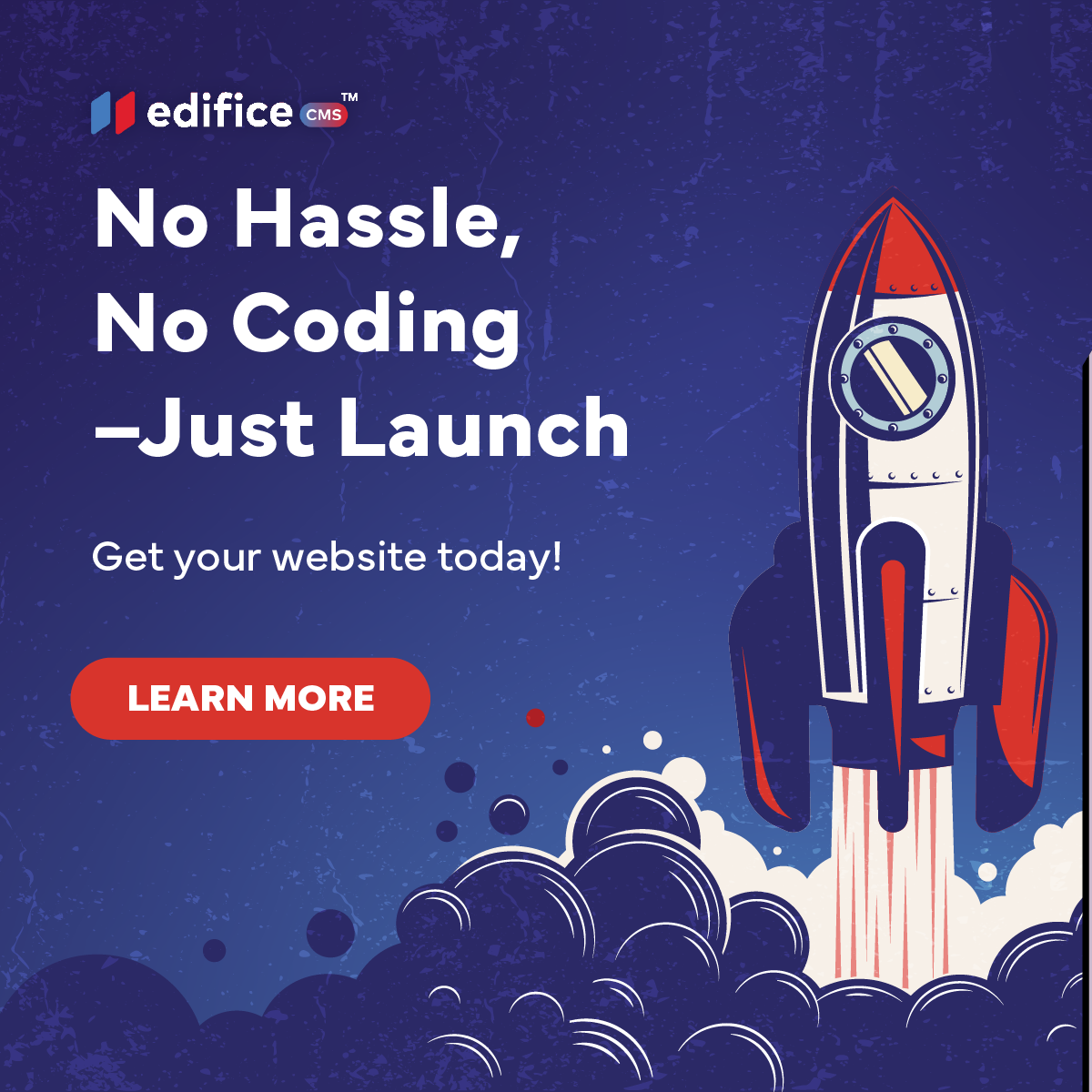 Learn how to create No Hassle, No Coding Website with Edifice