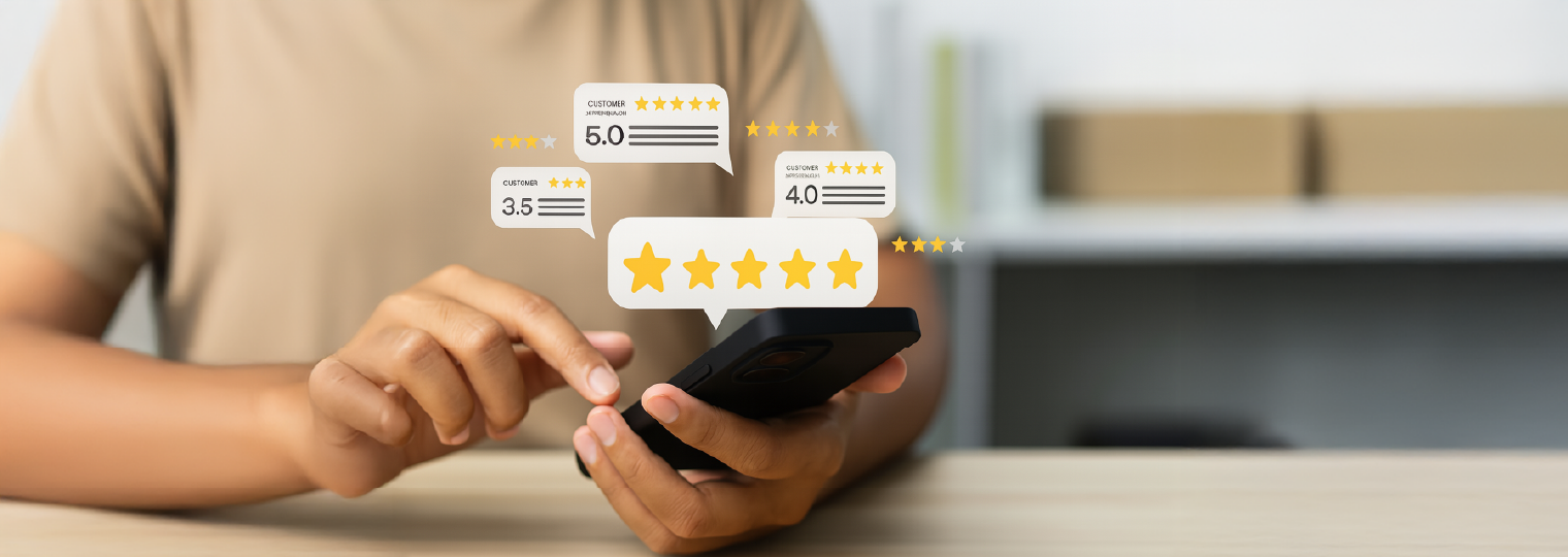 5 sticky notes with some questions that people have in mind for no-code websites