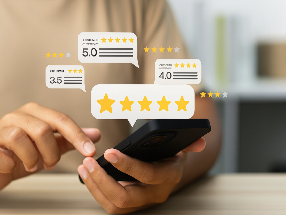 5 sticky notes with some questions that people have in mind for no-code websites