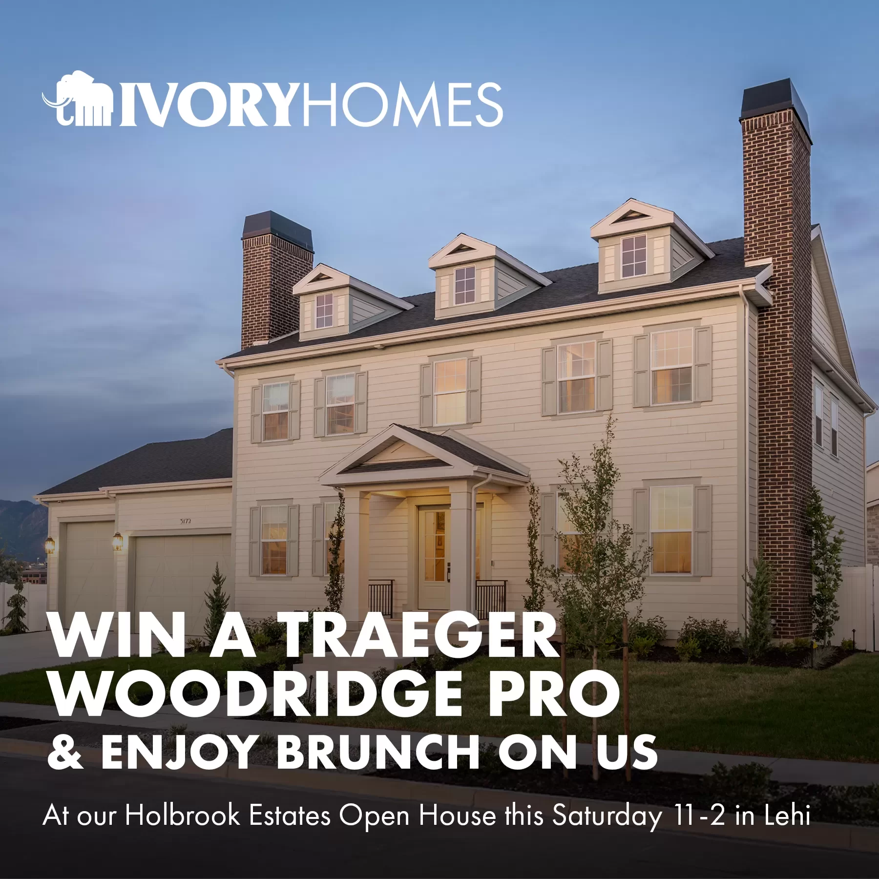 Holbrook Place Estates Open House Model Home Design