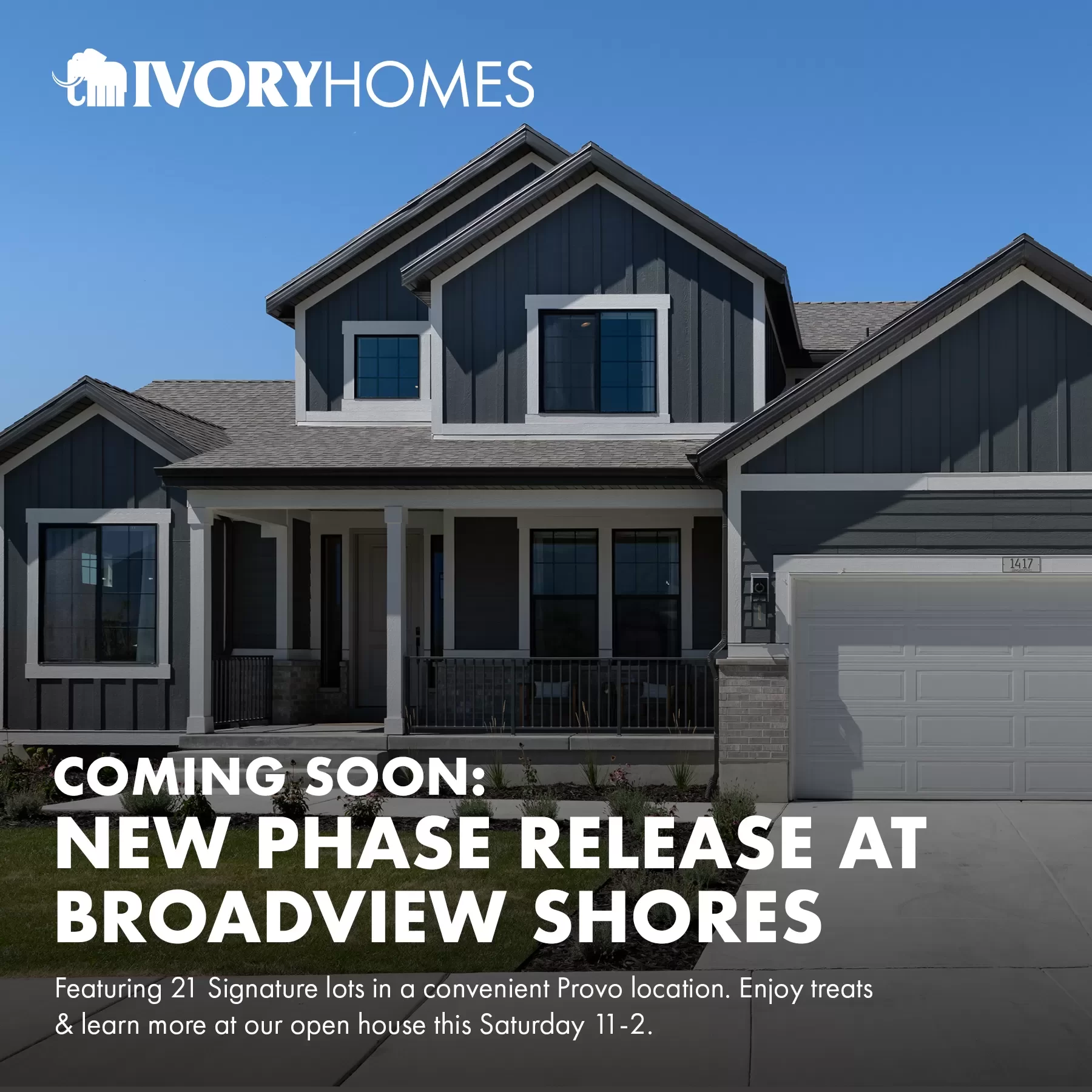 Holbrook Place Estates Open House Model Home Design