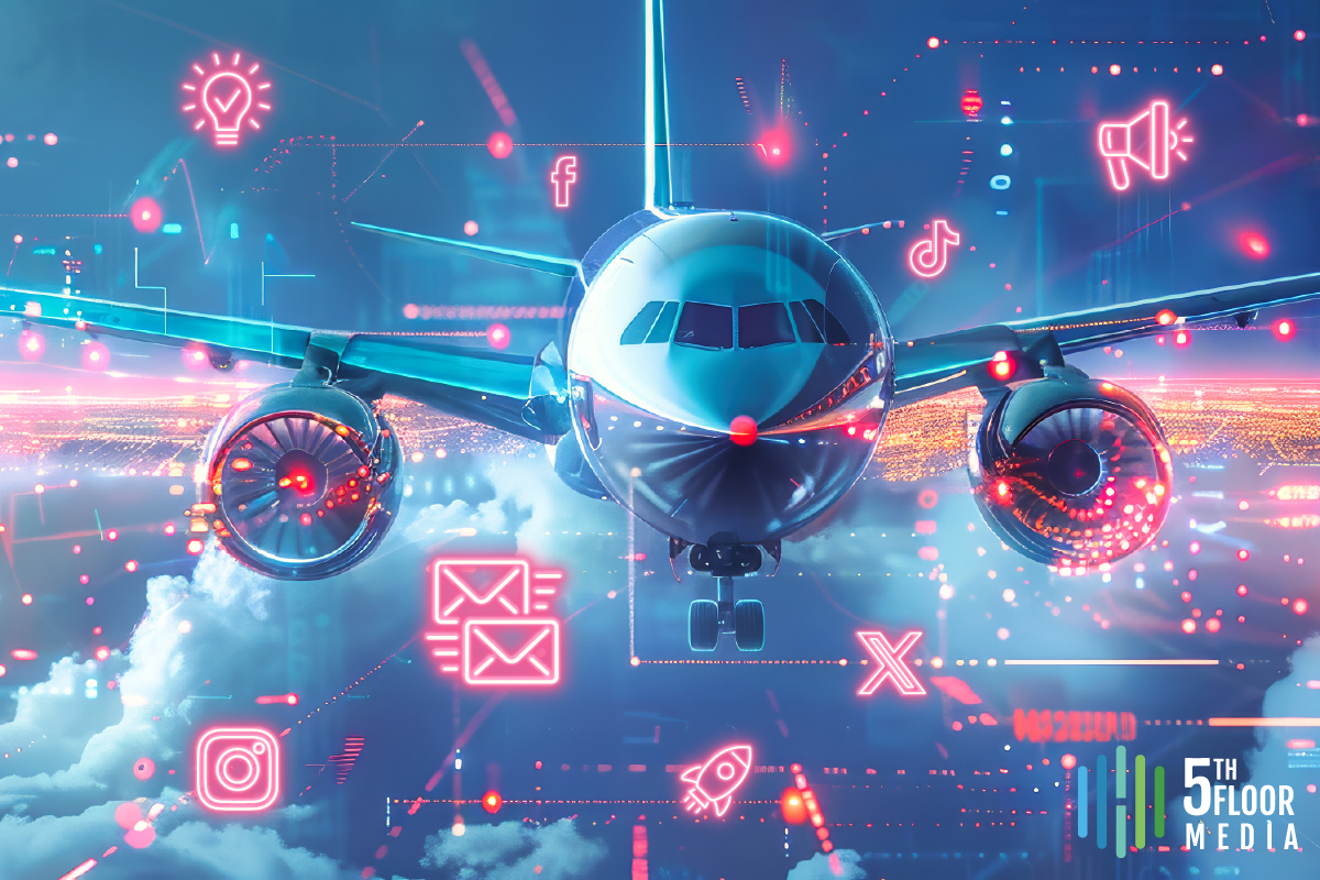 Banner image of the blog "Digital Marketing Strategies in the Airline Industry"