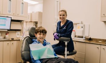 Family health care Dental Tiffany with patient