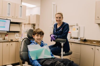 Family health care Dental Tiffany with patient