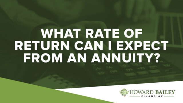 Howard Bailey What Rate of Return Can I Expect