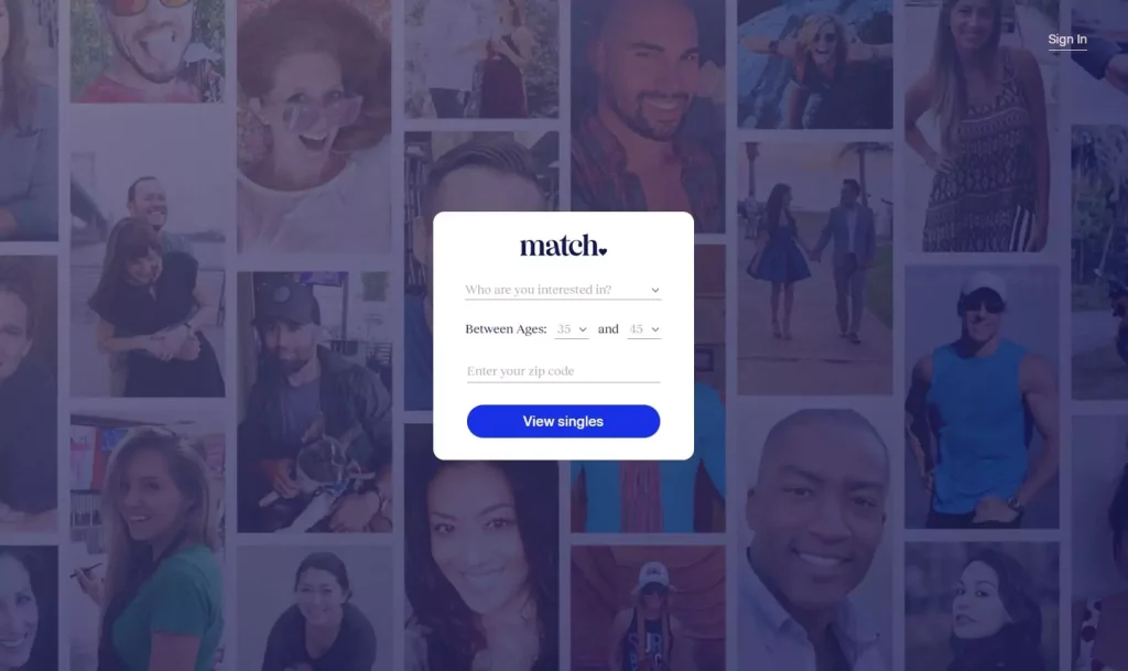 Example of dating app: Hinge 