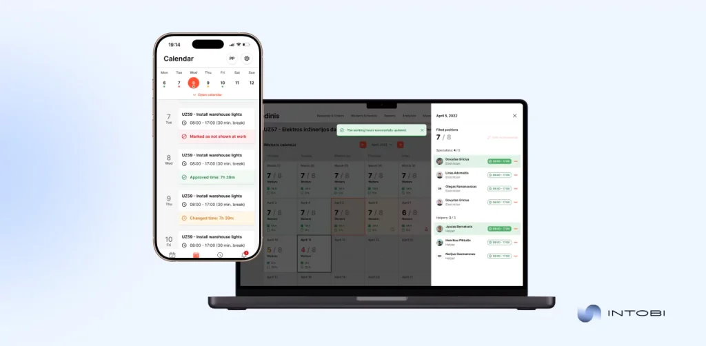 Valandinis app