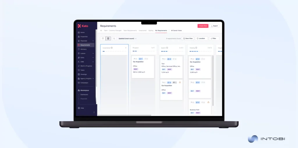 Kato TMS interface