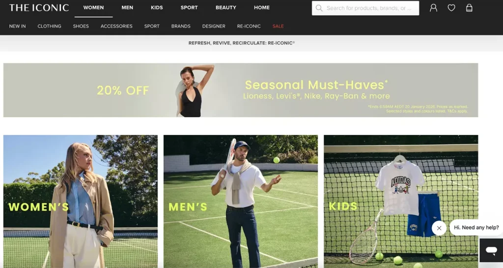 The Iconic is among the top online marketplaces Australia