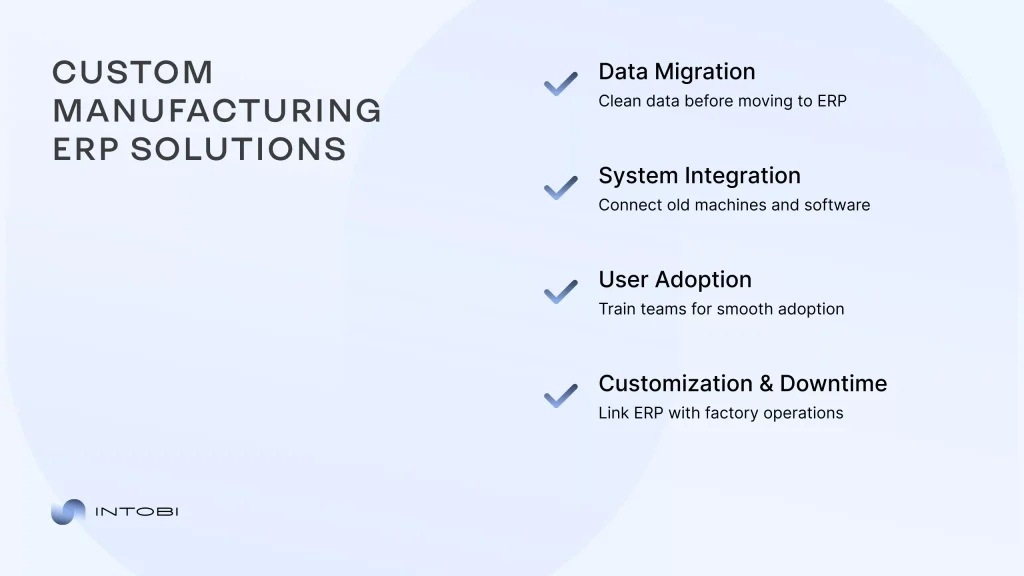 Manufacturing software integration solution for industrial operations.