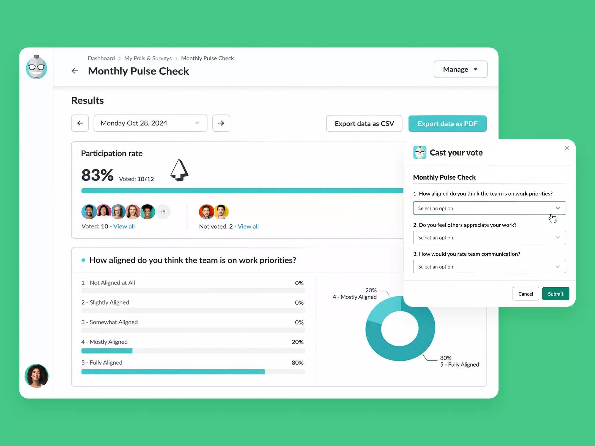 Geekbot improved backend architecture
