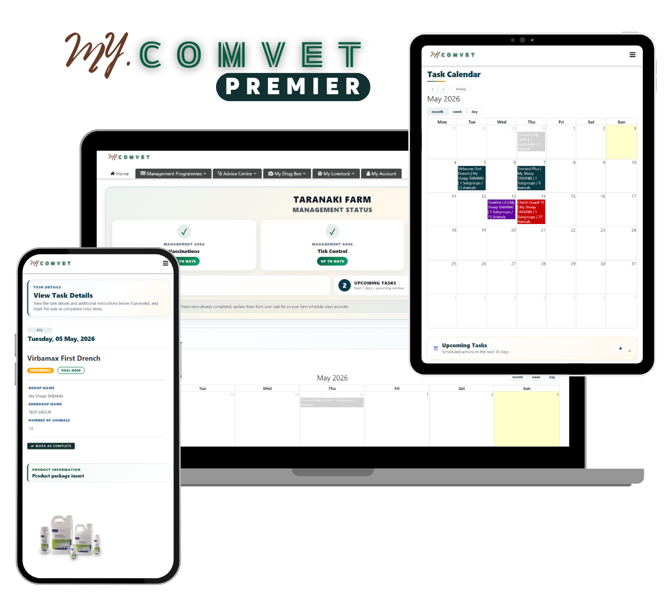My Comvet Premier custom farm programme