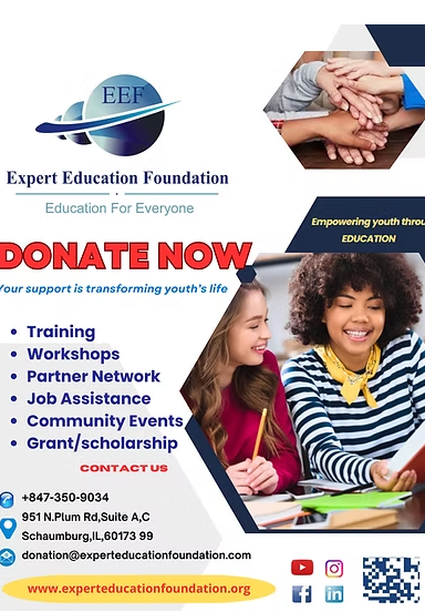Expert Education Foundation flyer 1