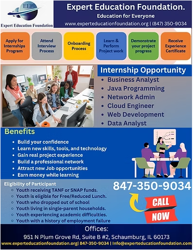 Expert Education Foundation flyer 3